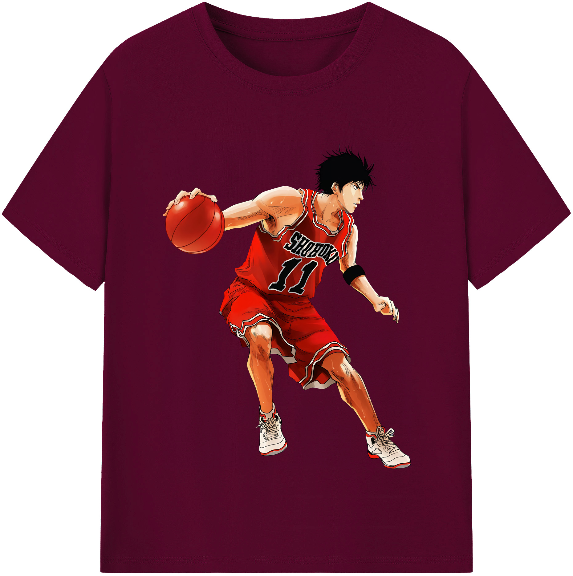 （画像用） SLAM DUNK／スラムダンク レディースカジュアルプリントTシャツ（綿100％）